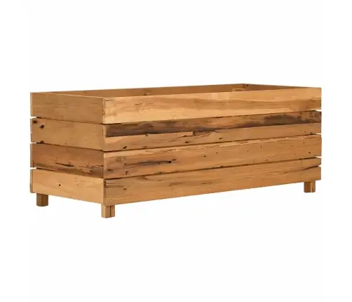 Aukštas Lovelis, 100X40X38cm Perdirbtas Tikmedis Ir Plienas