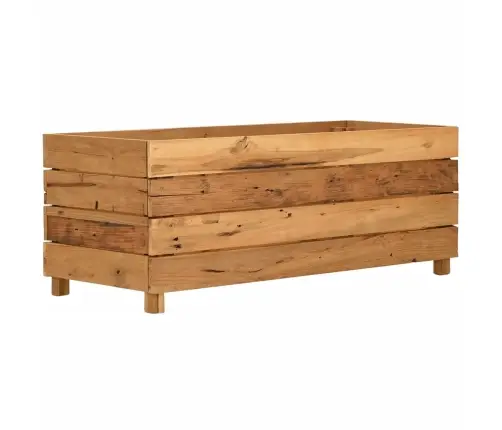 Aukštas Lovelis, 100X40X38cm Perdirbtas Tikmedis Ir Plienas