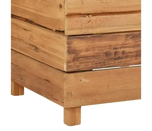 Augstā Puķu Kaste, 150X40X38 Cm, Pārstrādāts Tīkkoks Un Tērauds Vidaxl