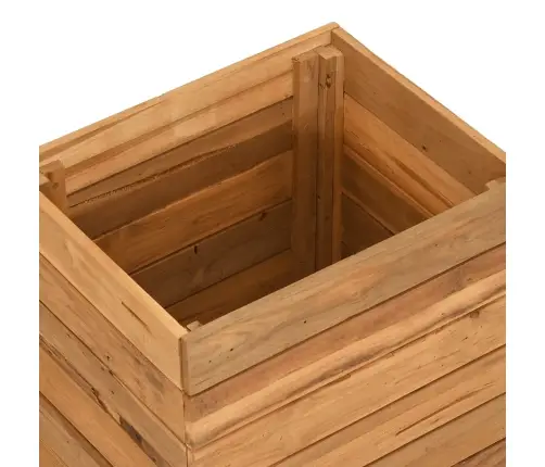 Augstā Puķu Kaste, 50X40X55 Cm, Pārstrādāts Tīkkoks Un Tērauds Vidaxl