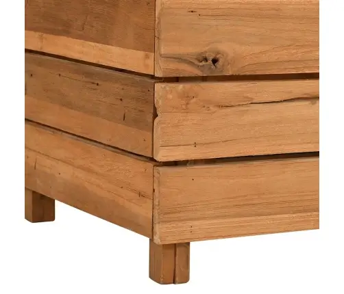 Aukštas Lovelis, 100X40X72cm Perdirbtas Tikmedis Ir Plienas