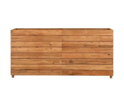 Augstā Puķu Kaste, 150X40X72 Cm, Pārstrādāts Tīkkoks Un Tērauds Vidaxl