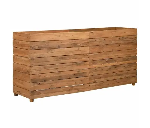 Augstā Puķu Kaste, 150X40X72 Cm, Pārstrādāts Tīkkoks Un Tērauds Vidaxl