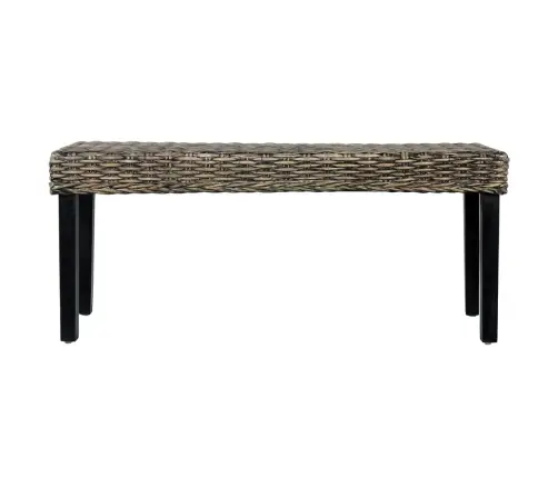 Pink 110 cm Must, Naturaalne Kubu Rotang Ja Mahagonipuit