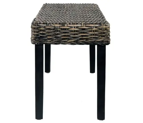 Pink 110 cm Must, Naturaalne Kubu Rotang Ja Mahagonipuit