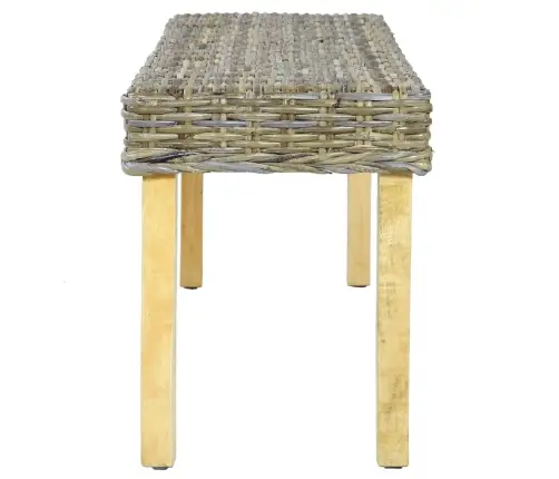 Sols, 110 Cm, Dabīga Kubu Rotangpalma, Mahagonijs Masīvkoks Vidaxl