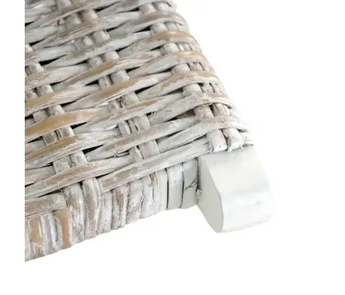 Poilsio Kėdė, Balta, Kubu Ratanas Ir Raudonmedžio Masyvas