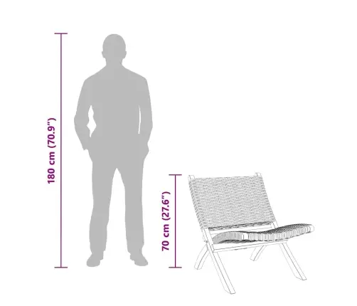 Puhketool, Naturaalne Kubu Rotang Ja Mahagonipuit