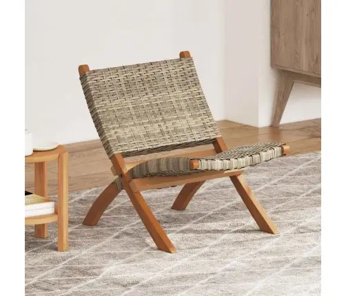 Puhketool, Naturaalne Kubu Rotang Ja Mahagonipuit