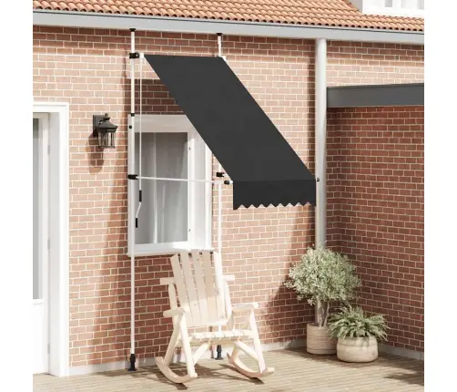 Rankiniu Būdu Ištraukiama Markizė, Antracito Spalvos, 100Cm