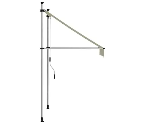 Izvelkama Markīze, Krēmkrāsaa, 100 Cm, Manuāla Vidaxl