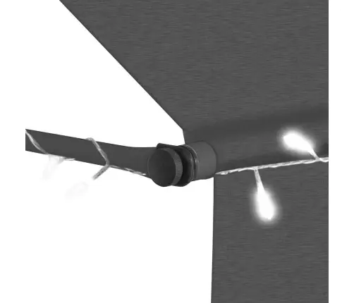 Rankiniu Būdu Ištraukiama Markizė Su Led, Antracito, 150Cm
