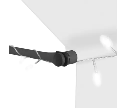 Rankiniu Būdu Ištraukiama Markizė Su Led, Kreminė, 100Cm