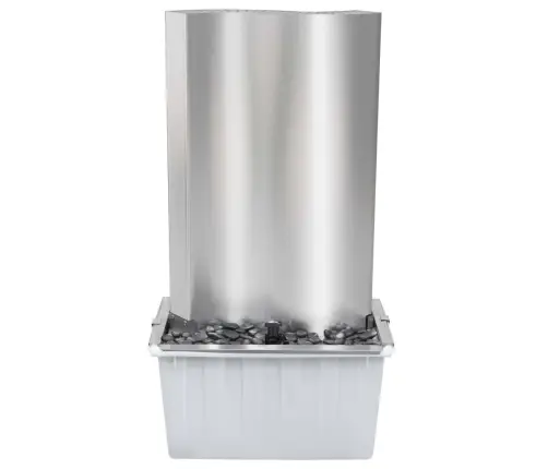 Sodo Fontanas, Sidabrinis, 60,2X37X122,1cm Plienas