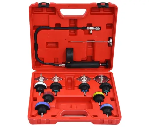 14-Daļīgs Dzesēšanas Sistēmas Un Radiatora Spiediena Mērītājs Vidaxl