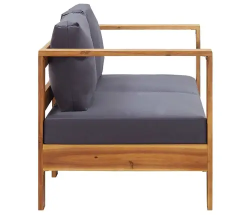 Dārza Sols Ar Spilveniem, 140 Cm, Akācijas Masīvkoks Vidaxl Dārza Sols Ar Spilveniem, 140 Cm, Akācijas Masīvkoks Vidaxl