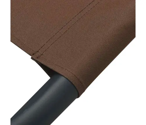 Āra Atpūtas Gulta Ar Jumtu Un Spilveniem, Brūna Vidaxl