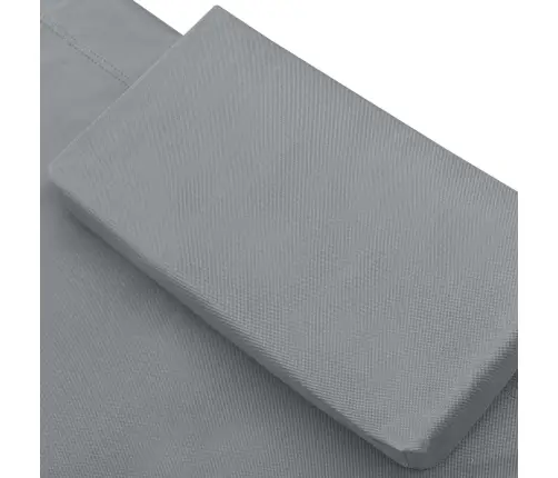 Dārza Atpūtas Gulta Ar Jumtu Un Spilveniem, Pelēka Vidaxl