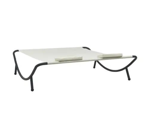 Lauko Poilsio Gultas, Kreminės Spalvos, Audinys