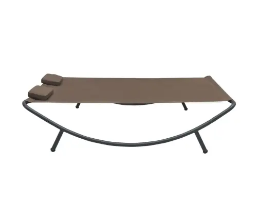 Āra Atpūtas Gulta, Brūns Audums Vidaxl