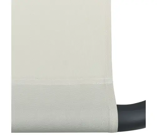 Dārza Gulta, Krēmkrāsas, 200X90 Cm, Tērauds Vidaxl