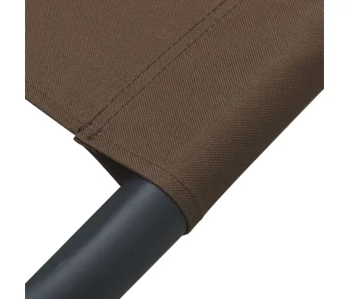 Dārza Gulta, Brūna, 200X90 Cm, Tērauds Vidaxl