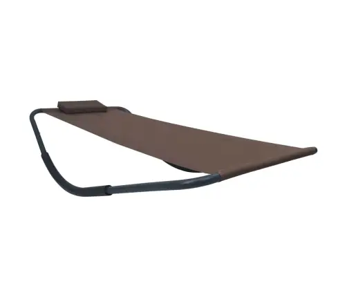 Dārza Gulta, Brūna, 200X90 Cm, Tērauds Vidaxl