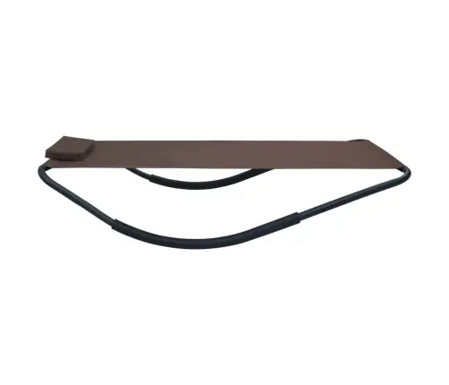 Dārza Gulta, Brūna, 200X90 Cm, Tērauds Vidaxl