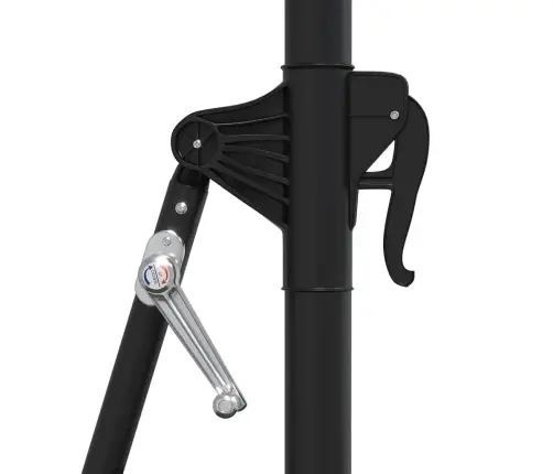 Saulessargs Ar Metāla Kātu, Sarkanbrūns, 300 Cm Vidaxl