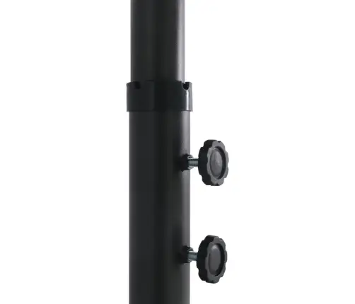 Lauko Skėtis Nuo Saulės Su Aliuminio Stulpu, Mėlynas, 460X270Cm