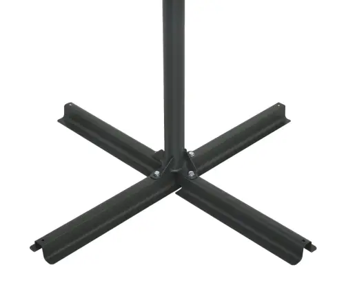 Lauko Skėtis Nuo Saulės Su Aliuminio Stulpu, Mėlynas, 460X270Cm