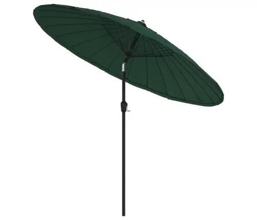 Dārza Saulessargs Ar Alumīnija Kātu, 270 Cm, Zaļš Vidaxl