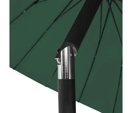 Dārza Saulessargs Ar Alumīnija Kātu, 270 Cm, Zaļš Vidaxl