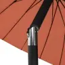 Lauko Skėtis Nuo Saulės Su Aliuminio Stulpu, Terakota, 270Cm