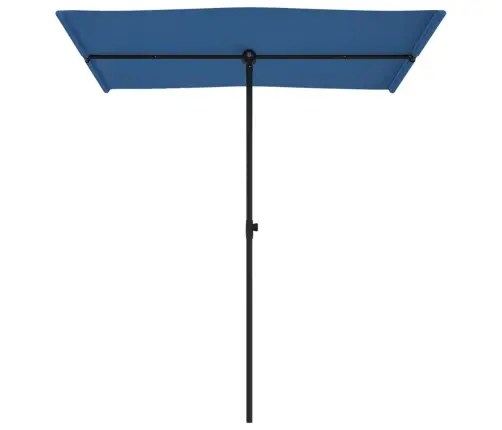 Dārza Saulessargs Ar Alumīnija Kātu, 180X110 Cm, Debeszils Vidaxl