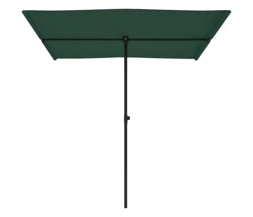 Dārza Saulessargs Ar Alumīnija Kātu, 2X1,5 M, Zaļš Vidaxl