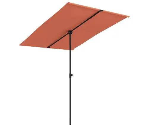 Aia Päikesevari Alumiiniumpostiga, 2 X 1,5 M, Terrakota