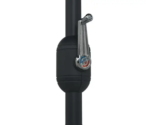 Sodo Skėtis Nuo Saulės Su Aliuminio Stulpu, Terakota, 270X246Cm