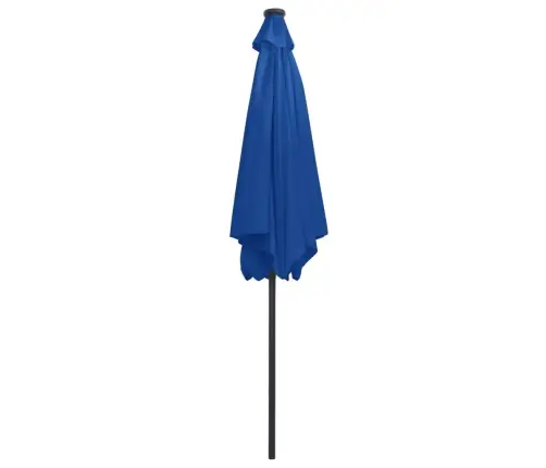 Aia Päikesevari Led-Tuledega, Alumiiniumpost 300 Cm Taevasinine