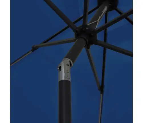 Aia Päikesevari Led-Tuledega, Alumiiniumpost 300 Cm Taevasinine