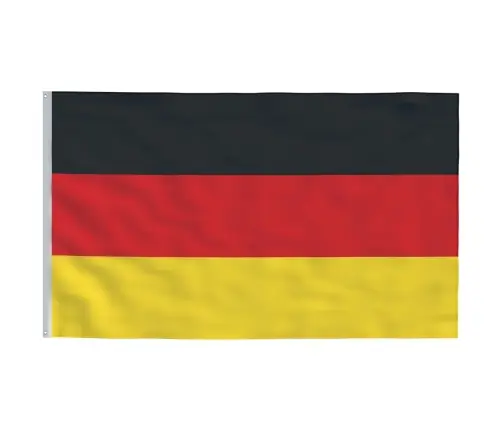 Vācijas Karogs, 90X150 Cm Vidaxl