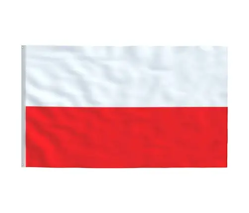 Polijas Karogs, 90X150 Cm Vidaxl
