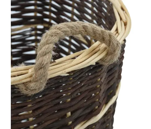 Malkas Grozs Ar Lencēm, 44,5X37X50 Cm, Vītols Vidaxl