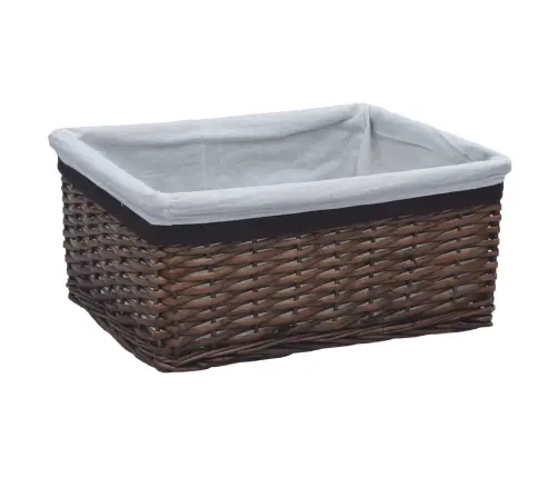 3-Daļīgs Grozu Komplekts, Brūns Vītols Vidaxl