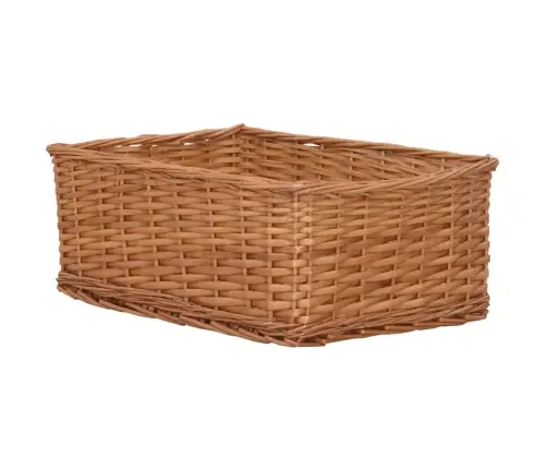 4-Daļīgs Grozu Komplekts, Brūns Vītols Vidaxl