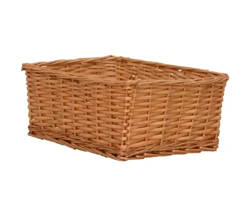 4-Daļīgs Grozu Komplekts, Brūns Vītols Vidaxl