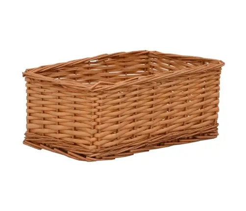 4-Daļīgs Grozu Komplekts, Brūns Vītols Vidaxl