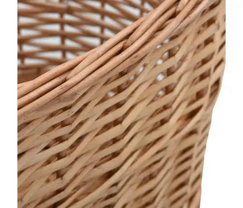 Krepšys Malkoms Su Rankenomis, Natūralus, 56X40X28cm Gluosnis