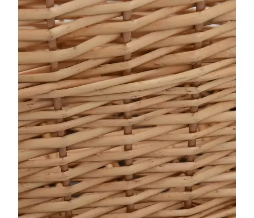 Krepšys Malkoms Su Rankenomis, Natūralus, 56X40X28cm Gluosnis