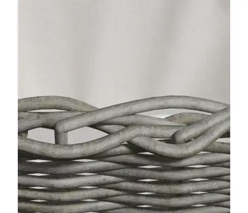 Malkas Grozs Ar Rokturiem, 59X42X28 Cm, Pelēks Vītols Vidaxl